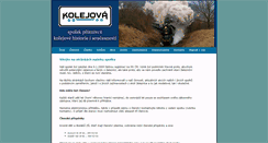 Desktop Screenshot of kolejova.cz